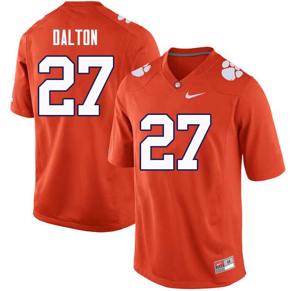 Men #27 Alex Dalton Clemson Tigers College Football Jerseys Sale-Orange